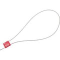 Cambridge Security Seals Global Industrial„¢ Metal Cable Seal, 1/16"x24"L, Red, 50/Pack CBL20908